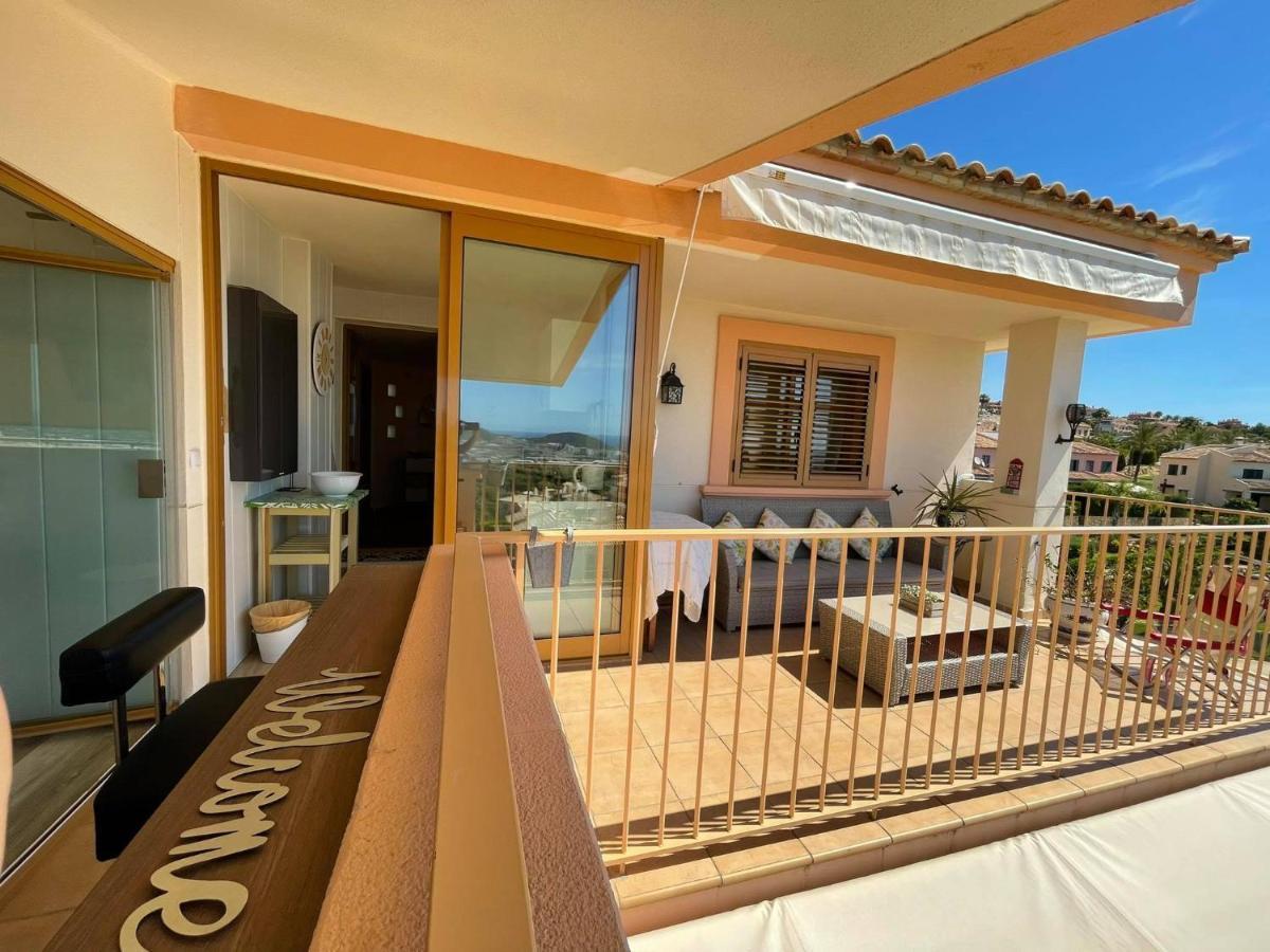 2 Bed Penthouse Apartment - Sea Views - Sleeps 4 Finestrat Esterno foto